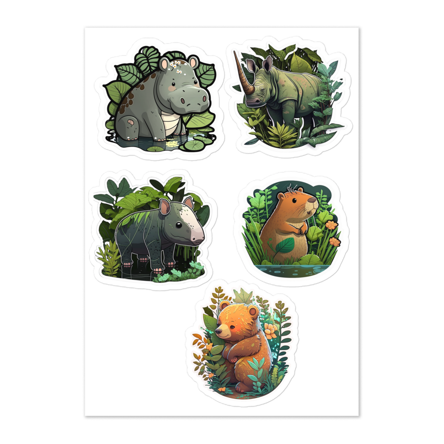 Wildlife 3 Sticker sheet