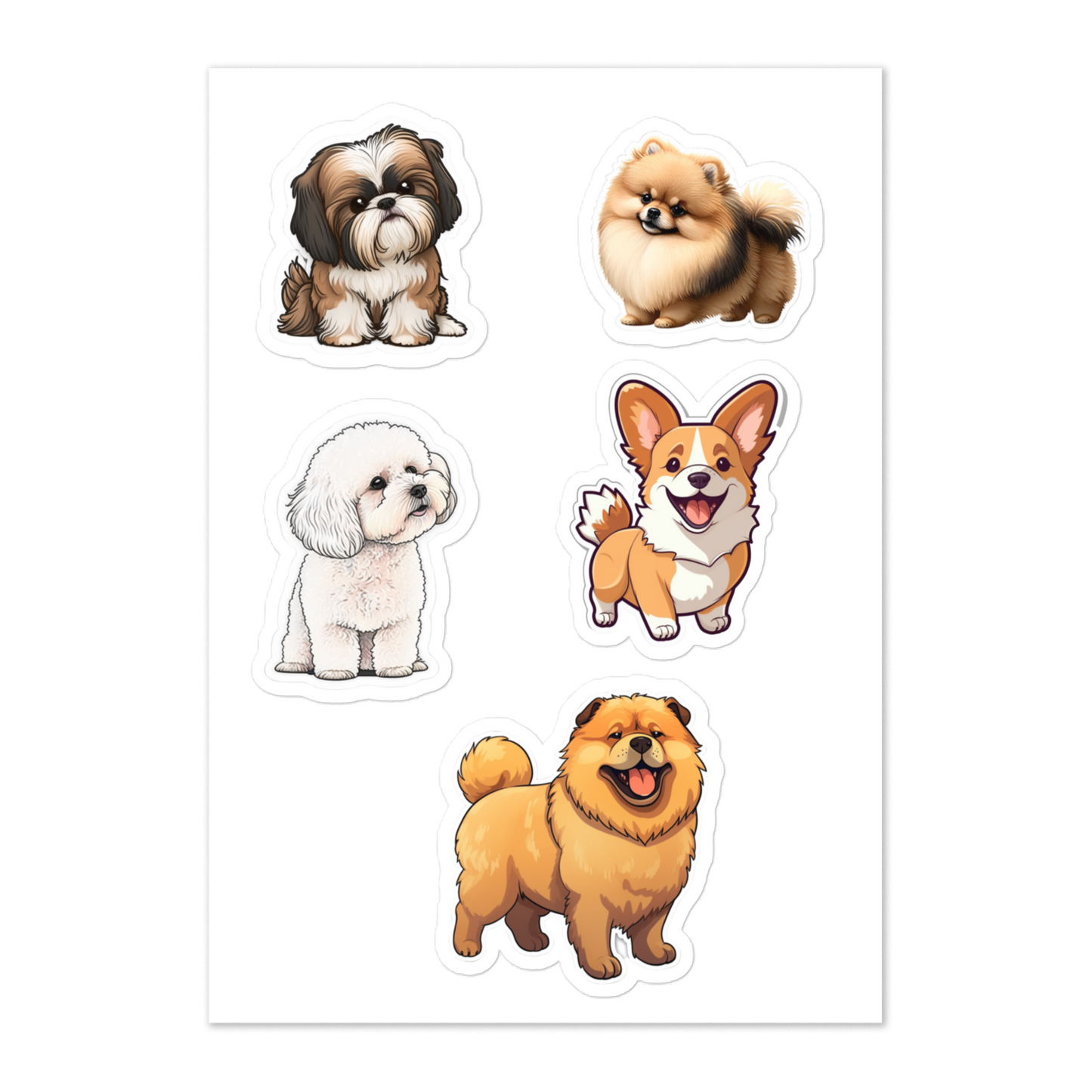 Dog 2 sticker sheet