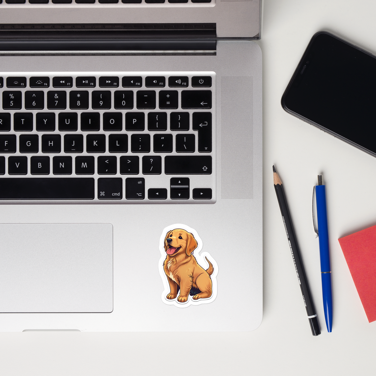 Golden Retriever Bubble-free stickers