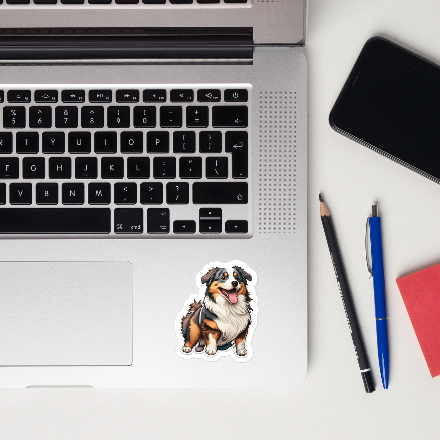 Australian Shepherd Bubble-free stickers