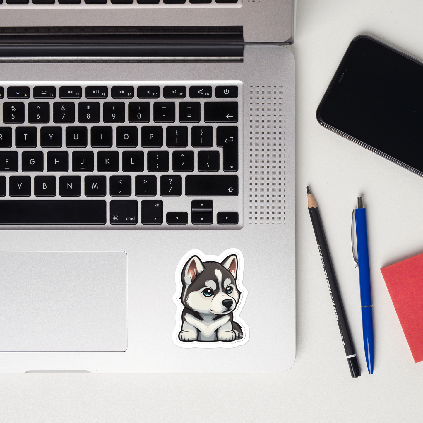 Siberian Husky Bubble-free stickers