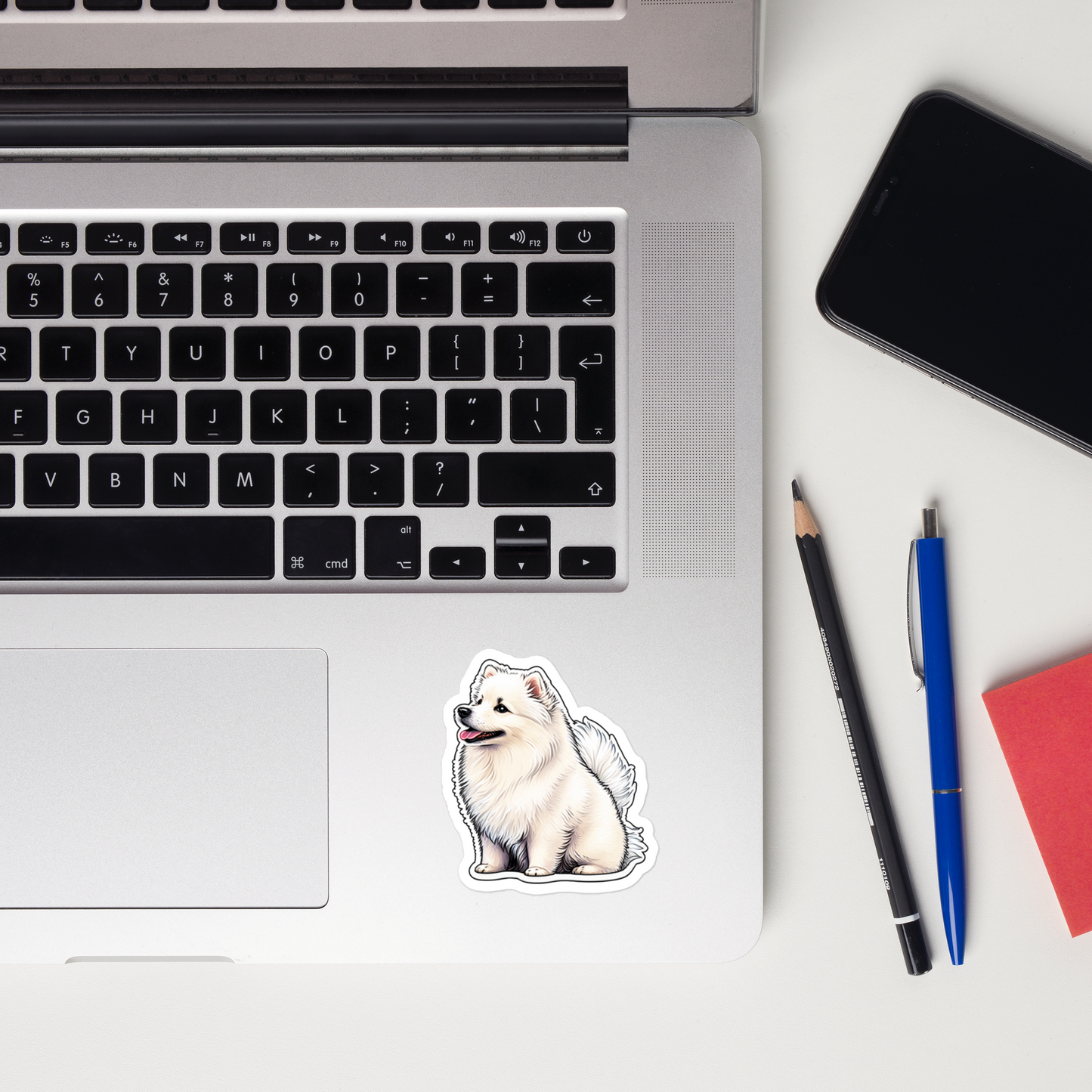 American Eskimo Bubble-free stickers