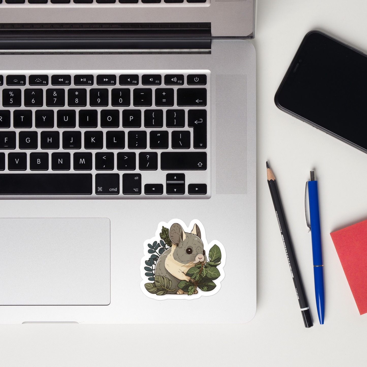Chinchilla Bubble-free stickers