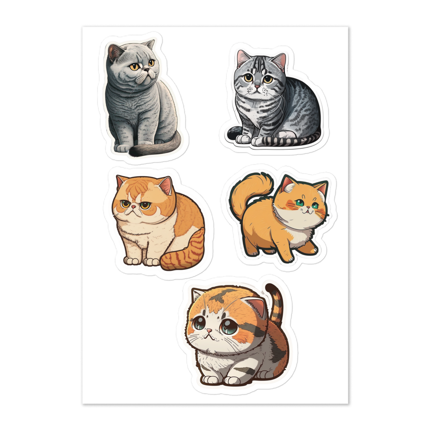Cat 2 sticker sheet