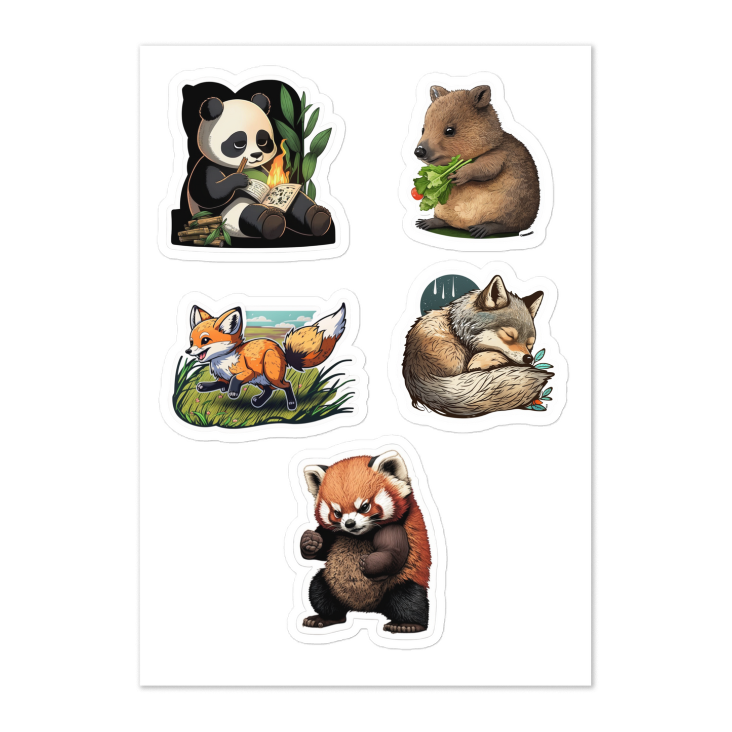 Wildlife 1 Sticker sheet