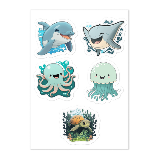 Sea Life 2 Sticker sheet