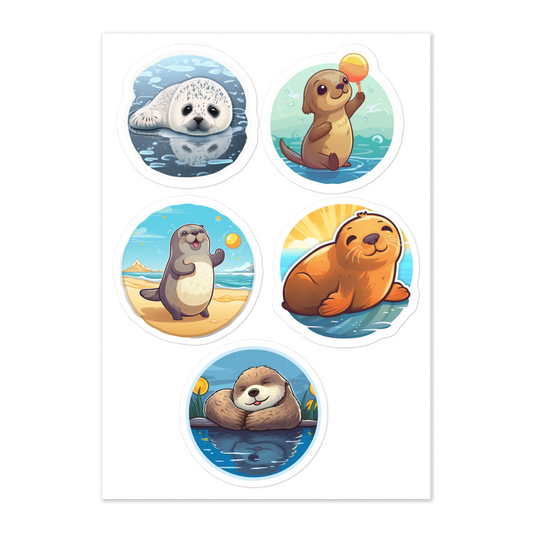 Sea Life 1 sticker sheet