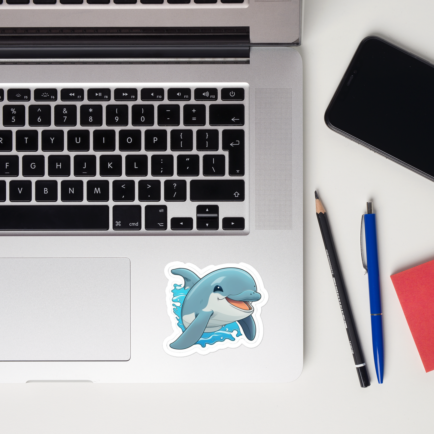 Dolphin Bubble-free stickers